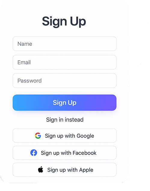 Sign Up